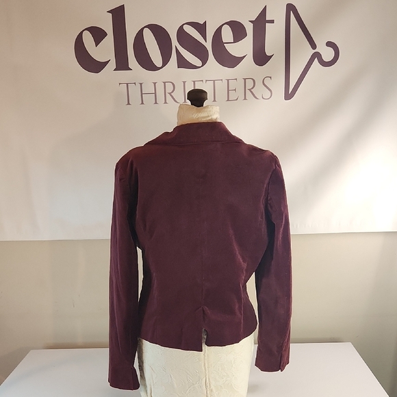 Tommy Hilfiger Women's Dark Red Blazer - Picture 5 of 5